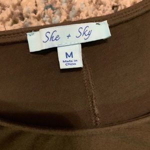 She and Sky Dresses - Long sleeve tie dye tunic/ dress She and Sky Dresses - Long sleeve tie dye tunic/ dress